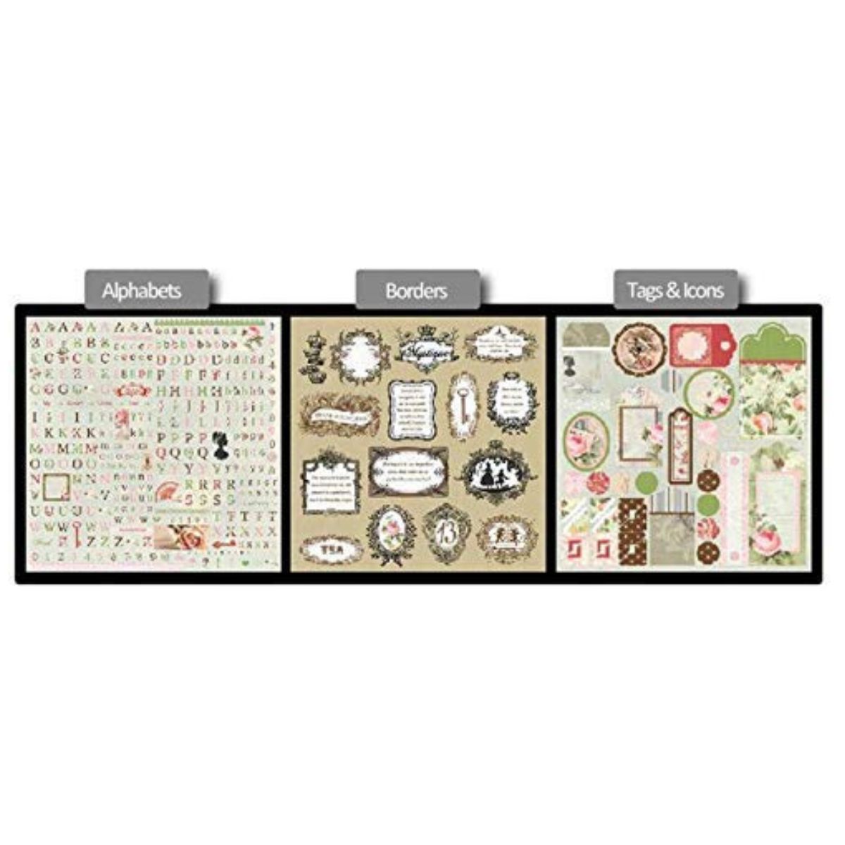 Qatalitic Pattern Design Printed Papers for Art & Craft (VS12011), Size: 12 X 12 Inch for Greeting Cardmaking & Project Book Making
