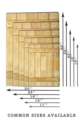 Qatalitic Drawing Board Pinewood (12 x 18 inches, Quarter Imperial A3 Size) for Professionals, Kids, Artists, Architect, Engineering Drawing Students