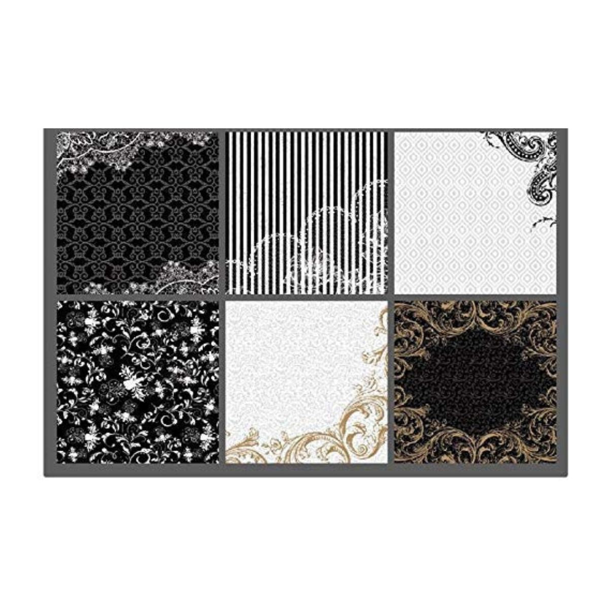 Qatalitic Pattern Design Printed Papers for Art & Craft (VS12019), Size: 12 X 12 Inch for Greeting Cardmaking & Project Book Making