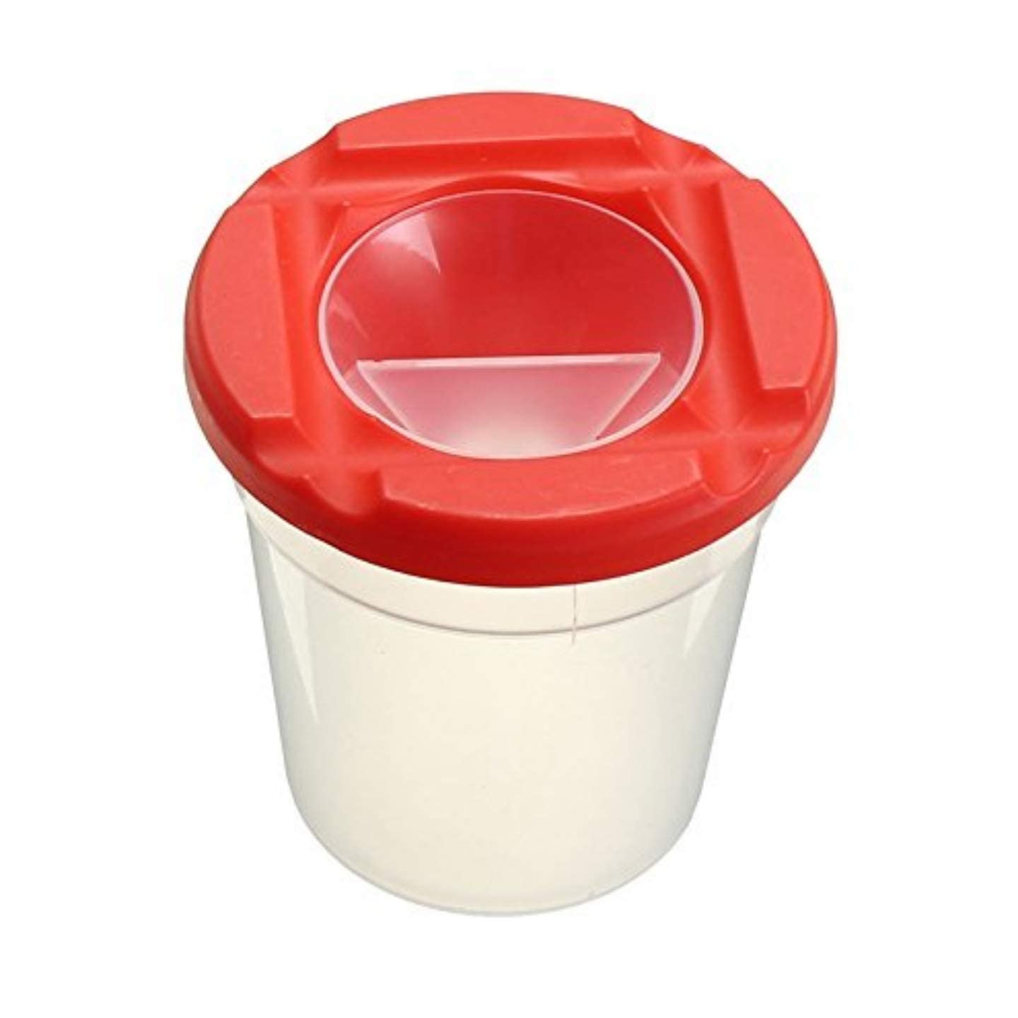 Qatalitic Colourful Non Spill Paint Pots & Lids (Set of 2) for Beginners to Professionals Art & Craft Tool