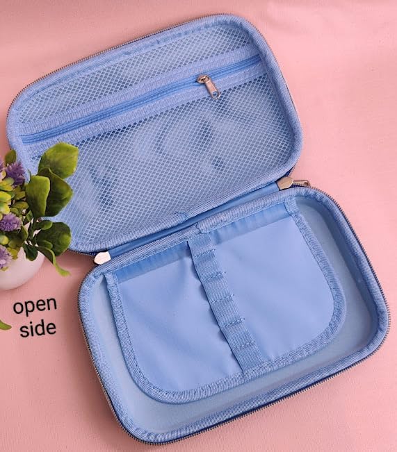 Qatalitic Big Size EVA 3D Cover Pencil Case, Large Capacity (Spiderman) Pencil Case with Compartments, School Pouch Organizer for Students, Stylish Pen Holder Pouch, Art Pencil Box (Dark Blue)