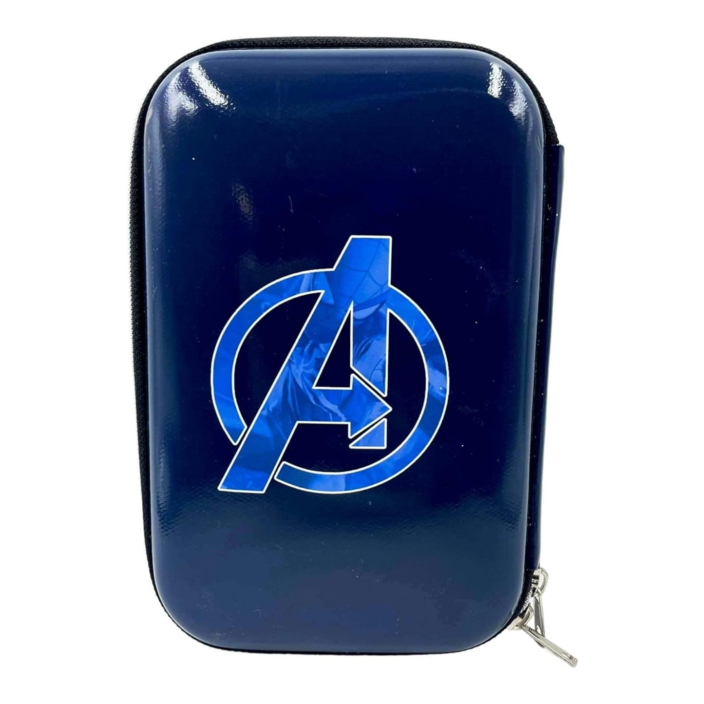 Qatalitic Big Size EVA 3D Cover Pencil Case, Large Capacity (Spiderman) Pencil Case with Compartments, School Pouch Organizer for Students, Stylish Pen Holder Pouch, Art Pencil Box (Dark Blue)