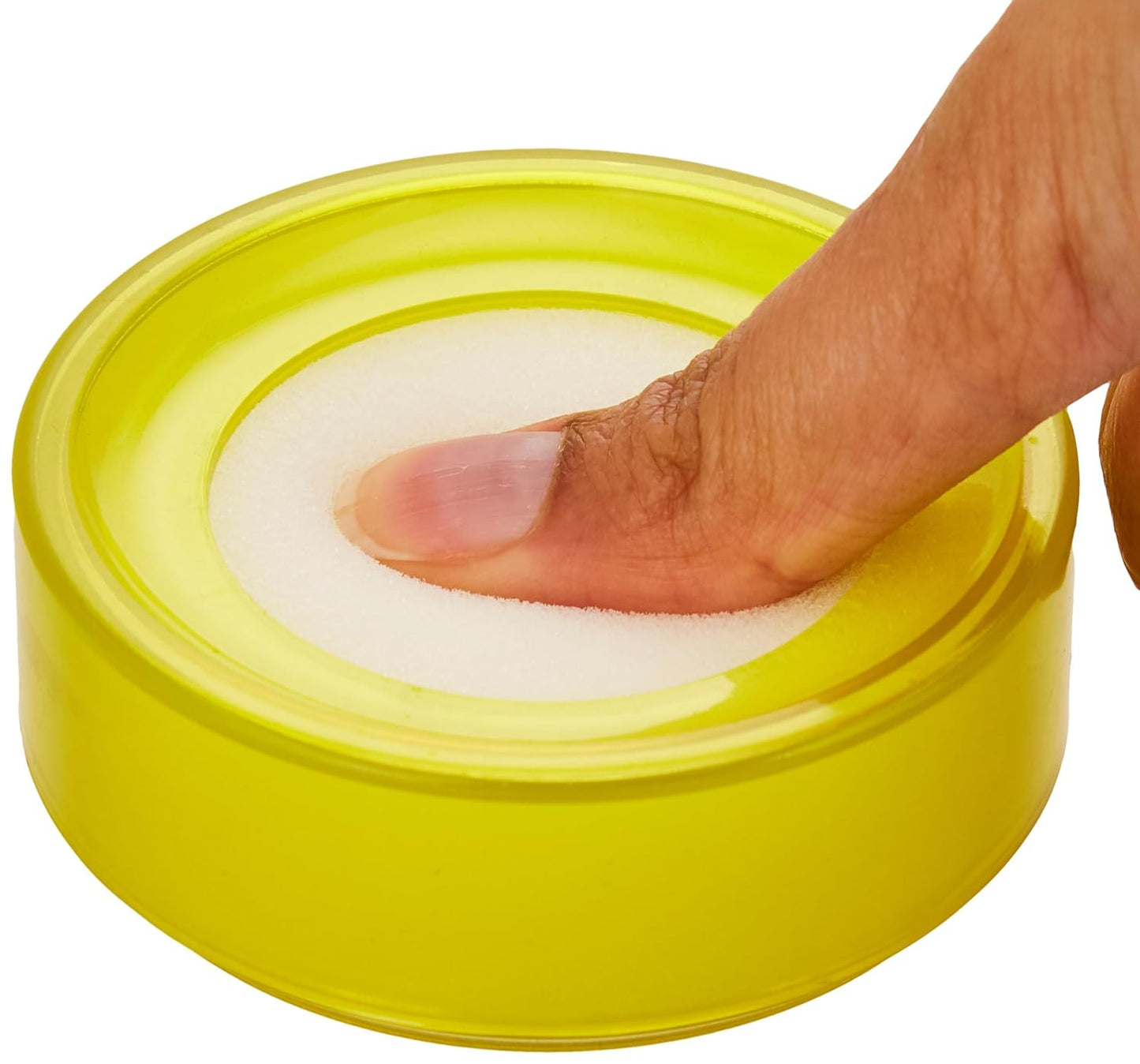 Qatalitic 4 Pcs Quick Count Sponge Damper Pad, Currency Counter, Finger Wet Moistener, for Counting Papers and Documents (Random Colours)