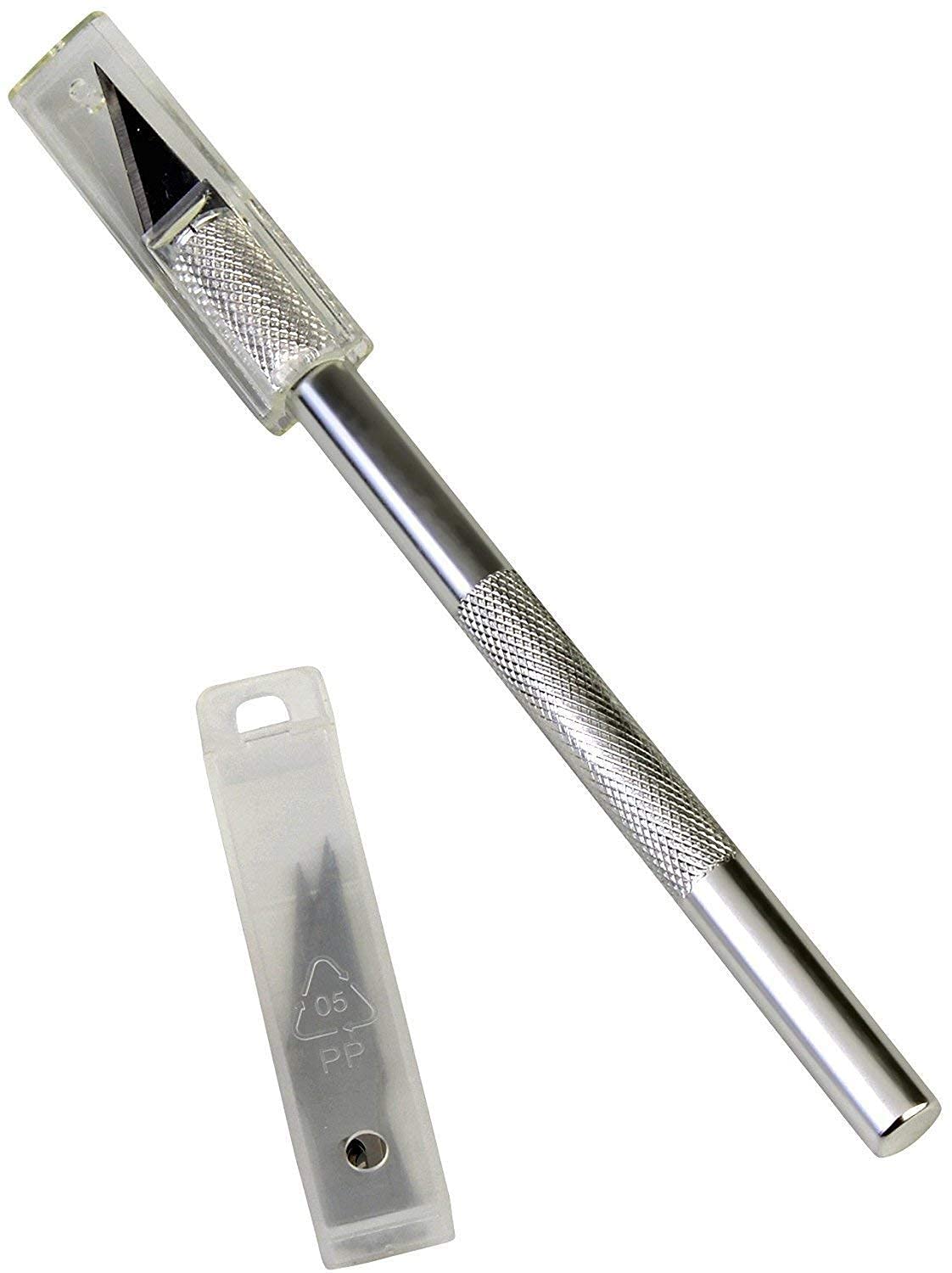 Qatalitic Detail Pen Cutter With 5 Interchangeable Blades For Carving and Paper Cutting