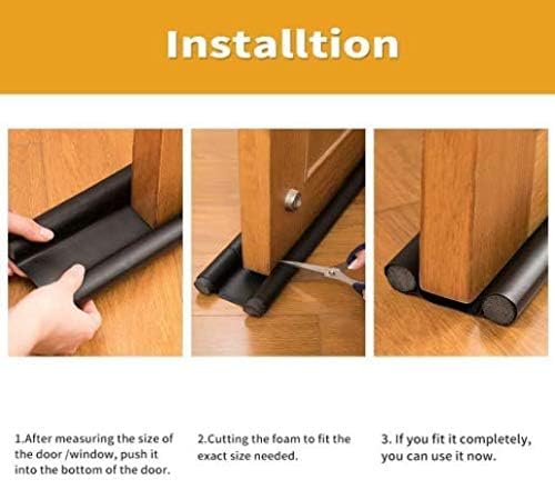 Verixpress Door Bottom Sealing Strip Guard for Home | (39 inches, Pack of 3) | Door Stoppers | Door Seal | Door Closers | Sound-Proof Reduce Noise Energy Saving Weather Stripping | Waterproof