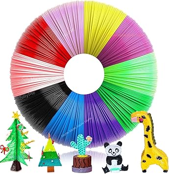 Veriexprees- 3D Pen Filament - 5meter Each - 3D Pen Refill - 3D Printing Filament PLA Material for 3D Drawing and Printing - 3D Pen Wire