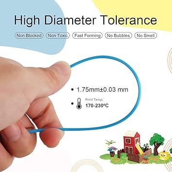 Veriexprees- 3D Pen Filament - 5meter Each - 3D Pen Refill - 3D Printing Filament PLA Material for 3D Drawing and Printing - 3D Pen Wire