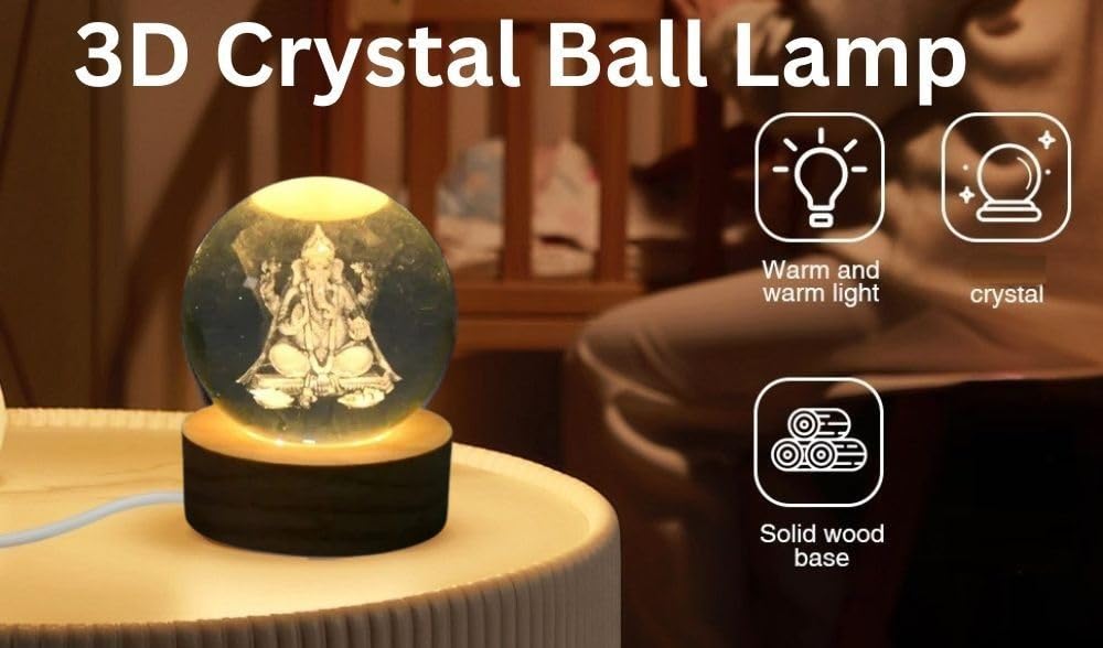 Verixpress Lord Ganesh Ji Night Light Night LED Lamp