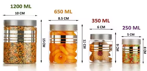 Verixpress Kitchen Storage Containers | Kitchen Organization Plastic Containers | BPA-free plastic | container (Pack of 16)