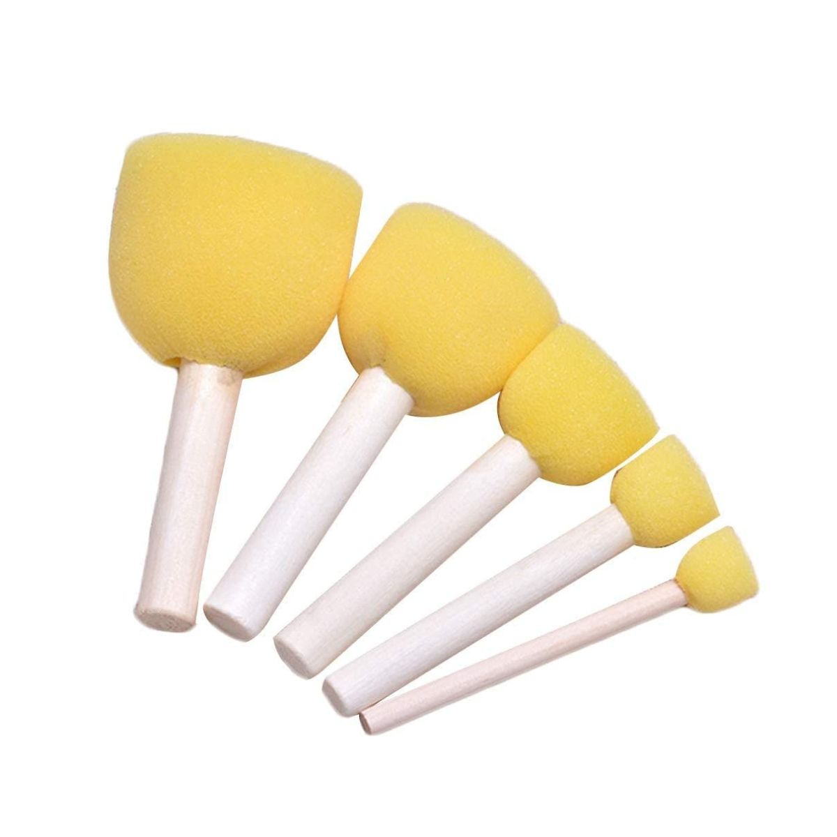 Yellow Sponge Dabber Set of 5 pc