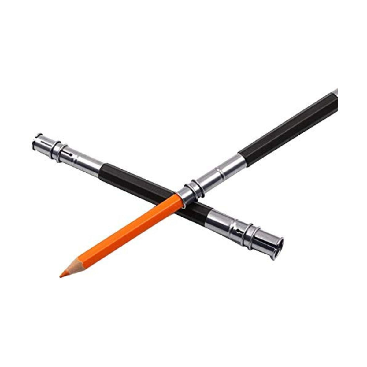 Qatalitic Pencil Extender/Lengthener with Metal Heads (Pack of 2)