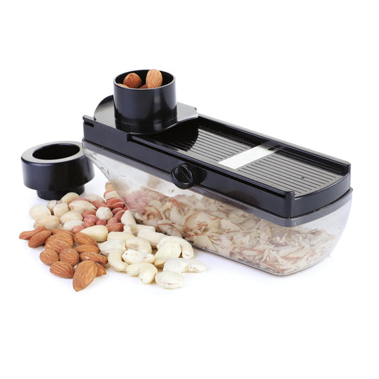 Verixpress Plastic Vegetable Slicer Cutter, Black