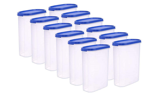 Verixpress storage containers Air Tight Storage Container Set for Rice ; Dal ; Atta ; Flour ; Cereals ; Pulses ; Snacks Stackable