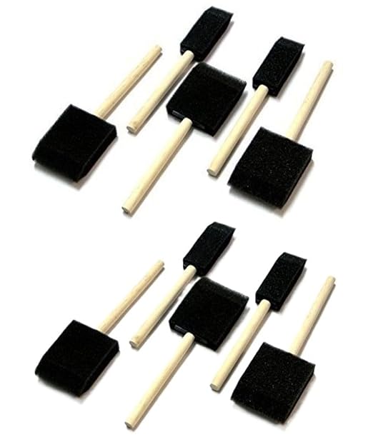 Veriexprees 10pc Black Dabber Candy Painting Sponges – Versatile Applicators for Calligraphy, Mod Podge, Ink Blending, Craft Painting, and Multi Purpose Art Projects