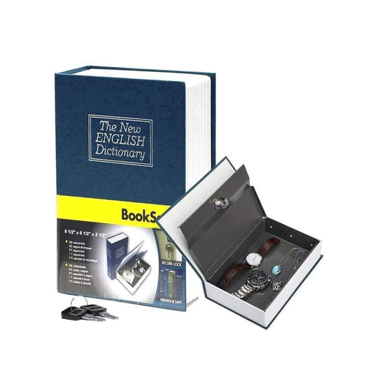 Hidden Secret Book Safe Vault Box Jewelry Locker with 2 Keys, 24 x 15.5 x 5.5 cm, Multicolour (Large)