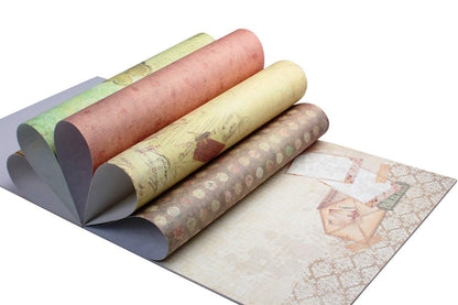 Qatalitic Pattern Design Printed Papers for Art & Craft (VS12006), Size: 12 X 12 Inch for Greeting Cardmaking & Project book making (24 Patterned Sheets + 3 Die Cut Sheets) Paper Designer Paper Pack