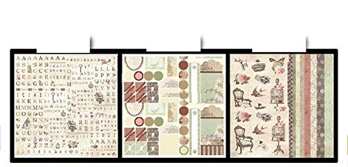 Qatalitic Pattern Design Printed Papers for Art & Craft (VS12006), Size: 12 X 12 Inch for Greeting Cardmaking & Project book making (24 Patterned Sheets + 3 Die Cut Sheets) Paper Designer Paper Pack