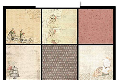 Qatalitic Pattern Design Printed Papers for Art & Craft (VS12006), Size: 12 X 12 Inch for Greeting Cardmaking & Project book making (24 Patterned Sheets + 3 Die Cut Sheets) Paper Designer Paper Pack