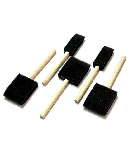 Qatalitic Black Dabber Candy Set Of 5 Pc For Calligraphy Writing, Mod Podge Applicator & Various Other Purpose