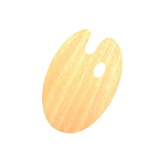 Qatalitic Wooden Painting Palette | Wooden Palettes for Mixing & Blending Colours | from Beginners to Professional Use for DIY Art & Crafts Paintings and Project Making