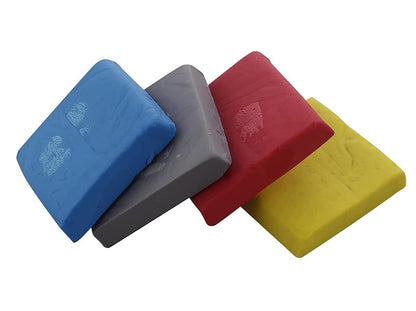 Qatalitic 4pcs Colorful Kneadable Art Eraser,  Soft, Durable, Sketch Putty Rubber, Perfect for Professional and Amateur Artists