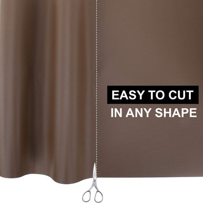 EVA Anti Slip Mat/Sheet for Fridge, Bathroom, Kitchen, Drawer, Shelf Liner, 45 cm X 1.5 m Coffee Brown