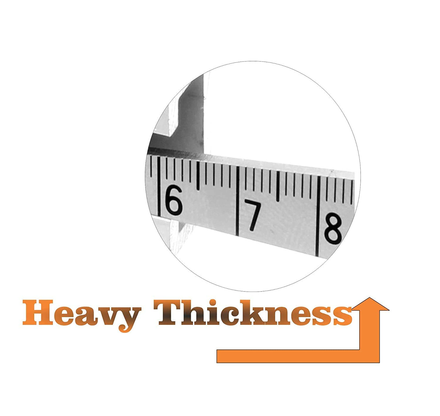Qatalitic Stainless Steel Scale/Ruler 1 Meter (100 cm / 40 inch)