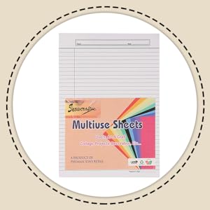 Qatalitic A4 Size Pack of 200 Both Side-Ruled Sheets, 2 Hole Punched Paper, For Project/ Assignment / Practical / Homework Qatalitic A4 Size Pack of 200 Both Side-Ruled Sheets, 2 Hole Punched Paper, For Project / Assignment / Practical / Homework