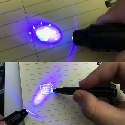 Qatalitic:20 Pc Invisible Ink Magic Pen,with Uv-Light Return Gifts Birthday Party for all ages,Spy Pen Cheating Pen Gadget			Qatalitic:20 Pc Invisible Ink Magic Pen,with Uv-Light Return Gifts Birthday Party for all ages,Spy,cheating penGadget