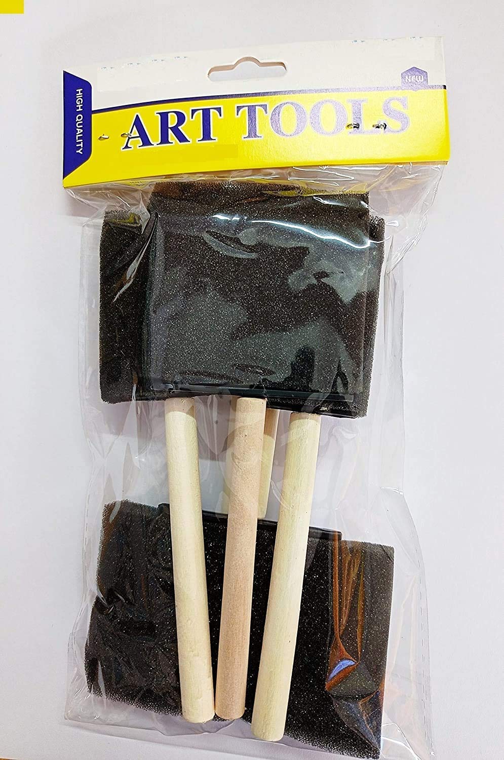 Qatalitic Black Dabber Candy Set Of 5 Pc For Calligraphy Writing, Mod Podge Applicator & Various Other Purpose