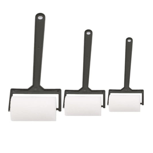 Qatalitic 3Pcs White Sponge Paint Brushes Children Graffiti Roller Stamp Kids Painting Toy(Plastic)