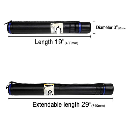 Qatalitic Drawing Sheet Holder/Sheet Container/Drafting Tube/Roll Pack – for Engineering Student, Artist, Architect - for Artworks, Blueprints, Posters and Scrolls