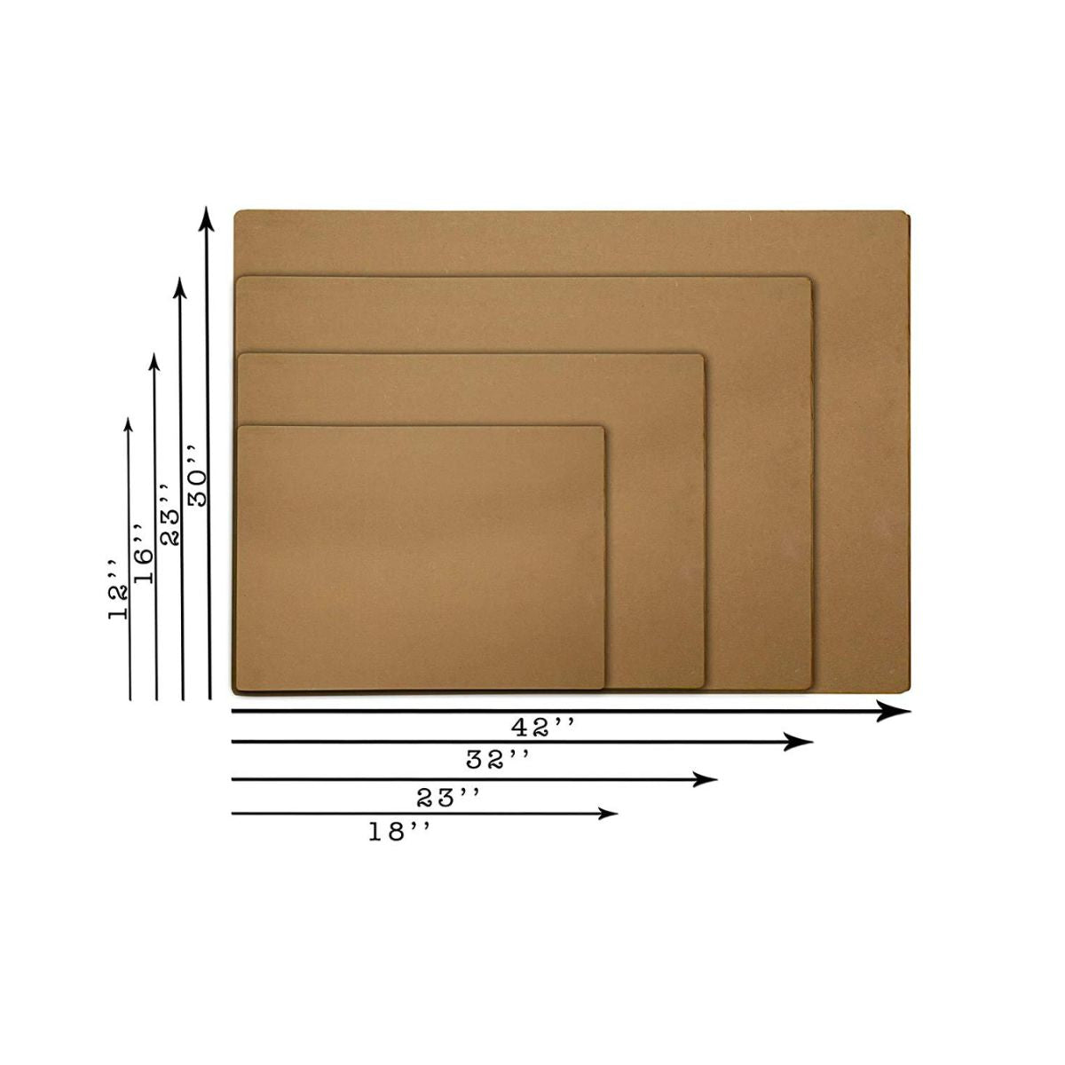 Qatalitic MDF Drawing Board | Half Imperial A2 Size (16 x 23 inches)