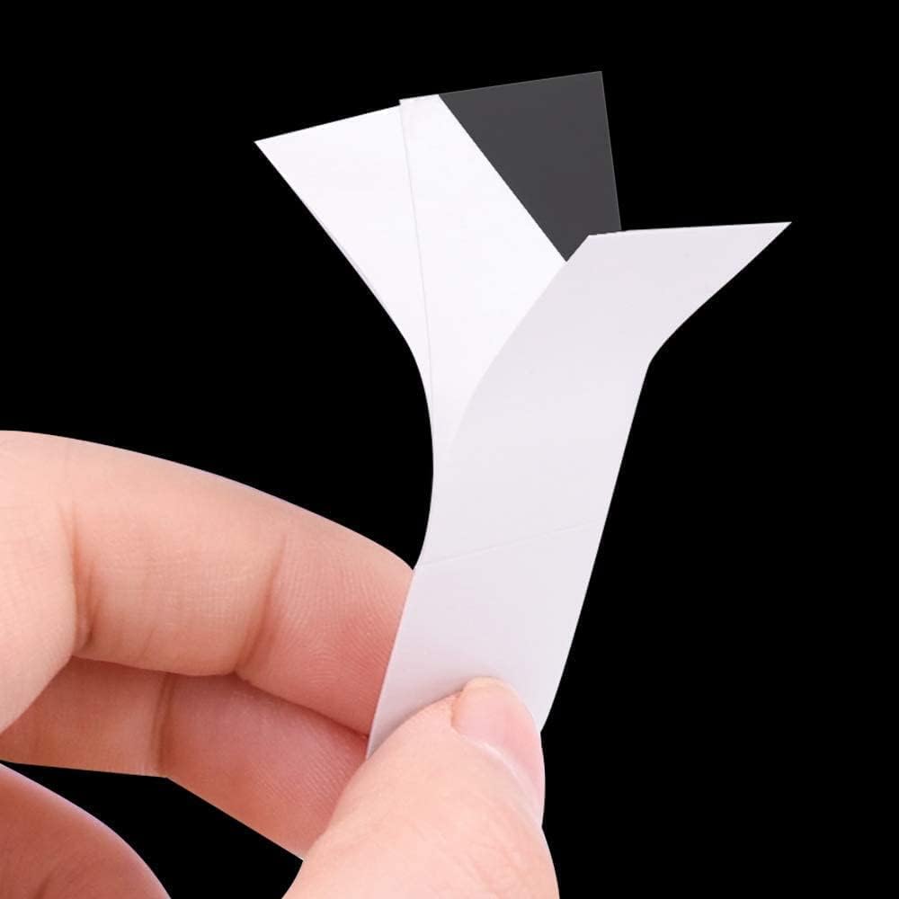 Qatalitic Double Sided Tape 72 Strips Pack For Fashion, Clothing and Body, Fabric Tape for Women, Gentle to stick on Skin and Clothes - Transparent, All Day Strength Tape Adhesive