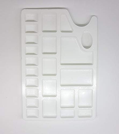 Qatalitic Color Mixing Palette (13" x 9") 24 Sections