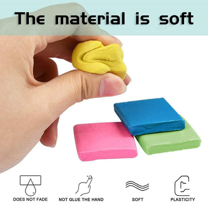Qatalitic 4pcs Colorful Kneadable Art Eraser,  Soft, Durable, Sketch Putty Rubber, Perfect for Professional and Amateur Artists