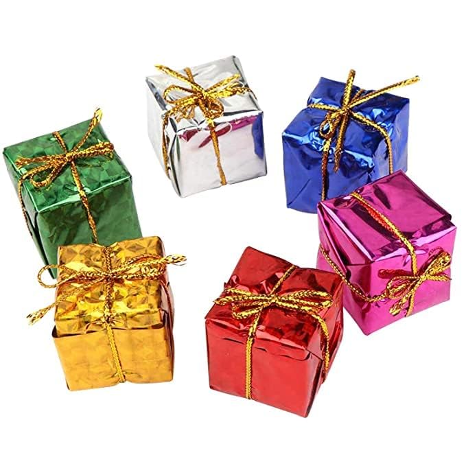 Qatalitic Pack of 25 Multicolour Holographic Metallic Gift Wrapping Sheets, 65cm X 45cm