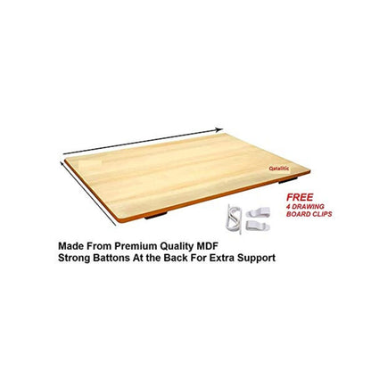 Qatalitic MDF Drawing Board | Half Imperial A2 Size (16 x 23 inches)