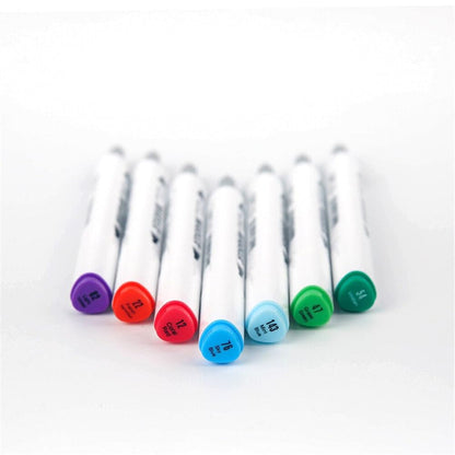 Qatalitic 60 Colours Alcohol Based Markers, Dual Tip Art Marker Set (Fine and Chisel Tip), with Carrying Plastic Box, For DIY Art, Colouring Illustrations, Great Value Pack For Kids, Adults & Students