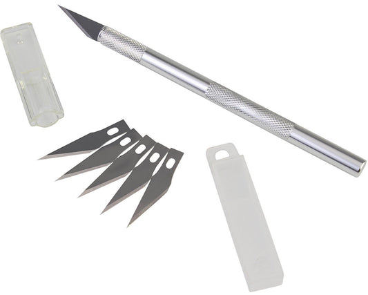 Qatalitic Detail Precision Pen Cutter With 10 Interchangeable Sharp Blades For Art & Craft, Carving and Paper Cutting