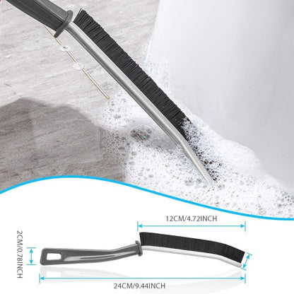 Qatalitic Multifunctional Grout Cleaning Brush, Hard Bristle Gap Cleaner, All-Around Household Cleaning Brush Set Pack of 5