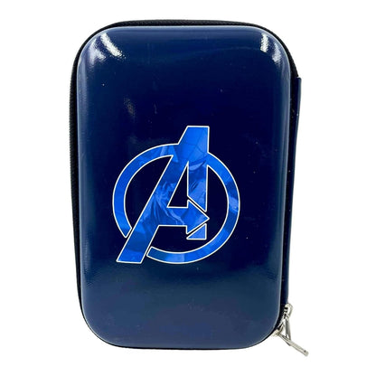 Qatalitic Big Size EVA 3D Cover Pencil Case, Large Capacity (Spiderman) Pencil Case with Compartments, School Pouch Organizer for Students, Stylish Pen Holder Pouch, Art Pencil Box (Dark Blue)