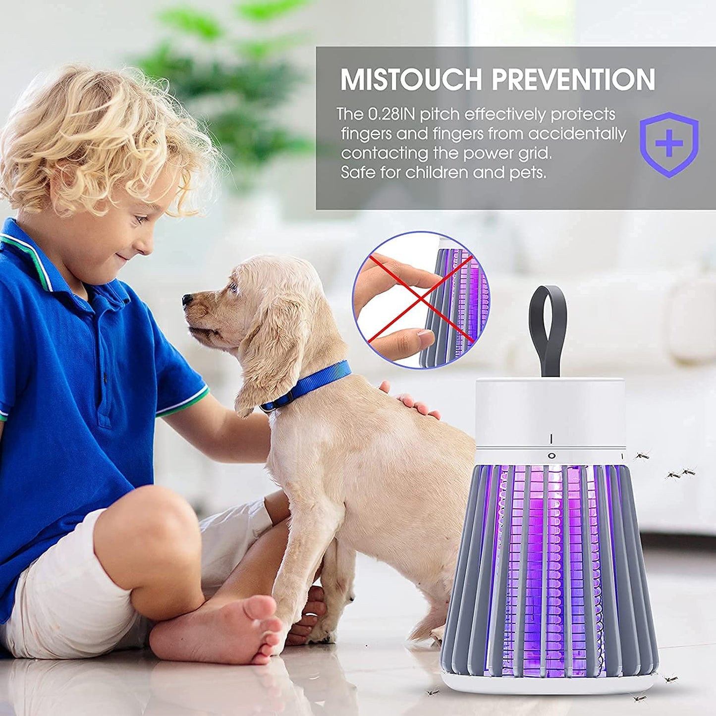 Qatalitic Mosquito Killer Machine Mosquito Killer USB Powered Bug Zapper Mosquito LAMP for Home Electric LED LAMP Mosquito Killer Indoor/Outdoor Mosquito Trap Machine