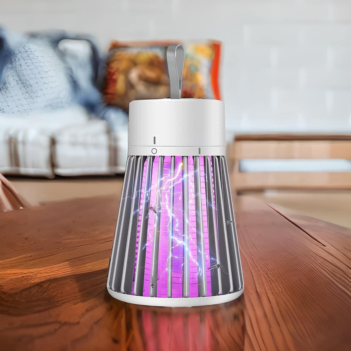 Qatalitic Mosquito Killer Machine Mosquito Killer USB Powered Bug Zapper Mosquito LAMP for Home Electric LED LAMP Mosquito Killer Indoor/Outdoor Mosquito Trap Machine