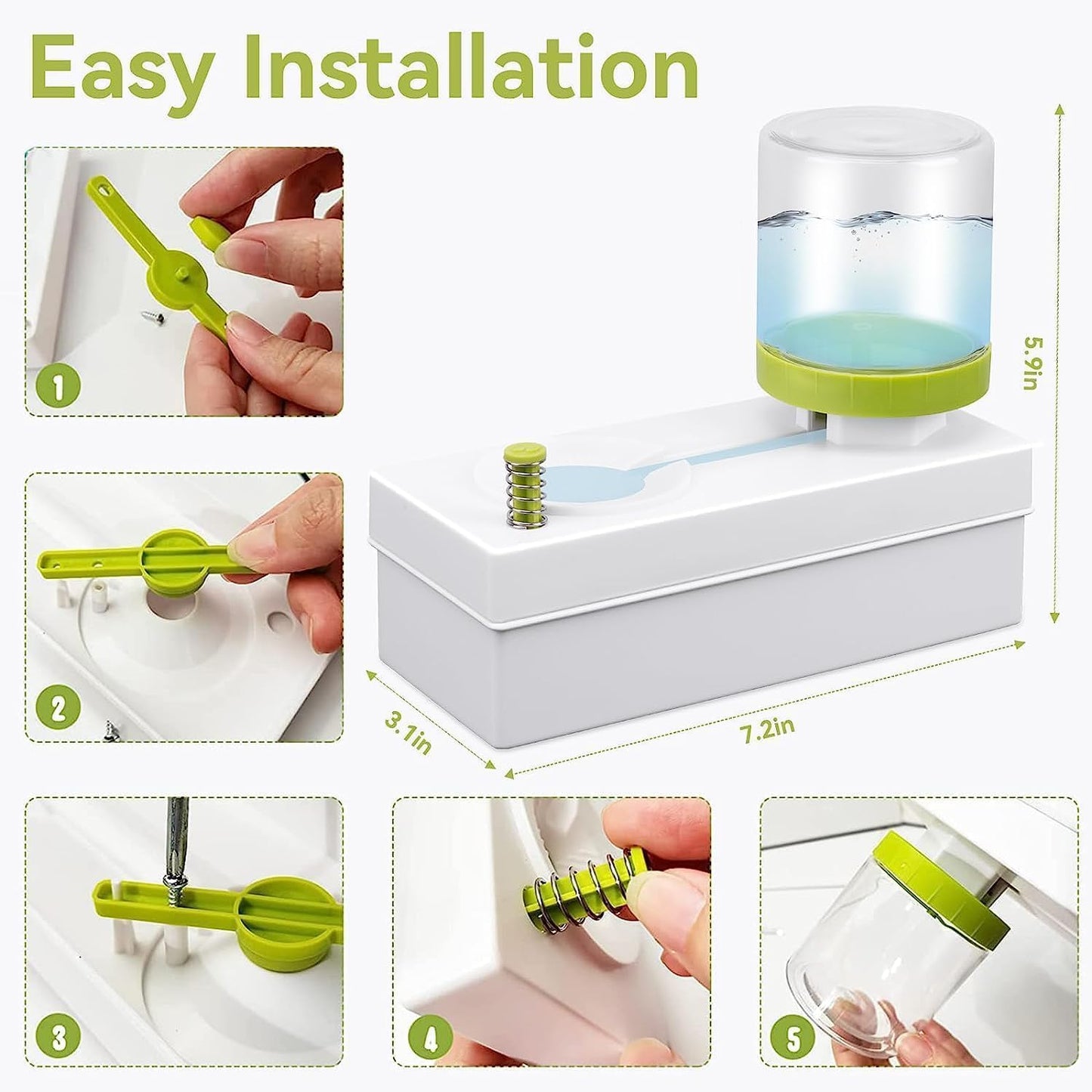 Qatalitic Brush Rinser Paint Brush Cleaner with Drain Water Recycling Paintbrush Scrubber, Convenient Paint Brushes Cleaning Tool for Acrylic, Oil and Water Based Painting