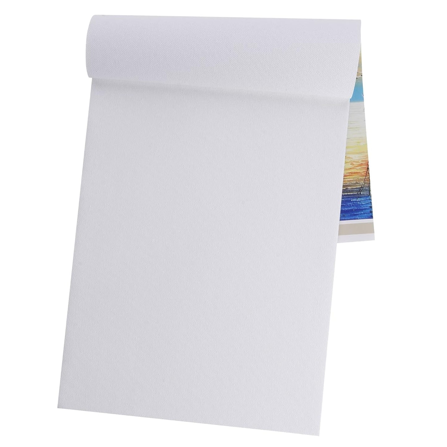 Qatalitic 10 sheets Canvas Pad for Painting, Ideal for Acrylic & Oil Painting, Watercolor, ,and Oil Paint Suitable for Beginners, Students and Artists