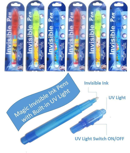 Qatalitic:20 Pc Invisible Ink Magic Pen,with Uv-Light Return Gifts Birthday Party for all ages,Spy Pen Cheating Pen Gadget			Qatalitic:20 Pc Invisible Ink Magic Pen,with Uv-Light Return Gifts Birthday Party for all ages,Spy,cheating penGadget