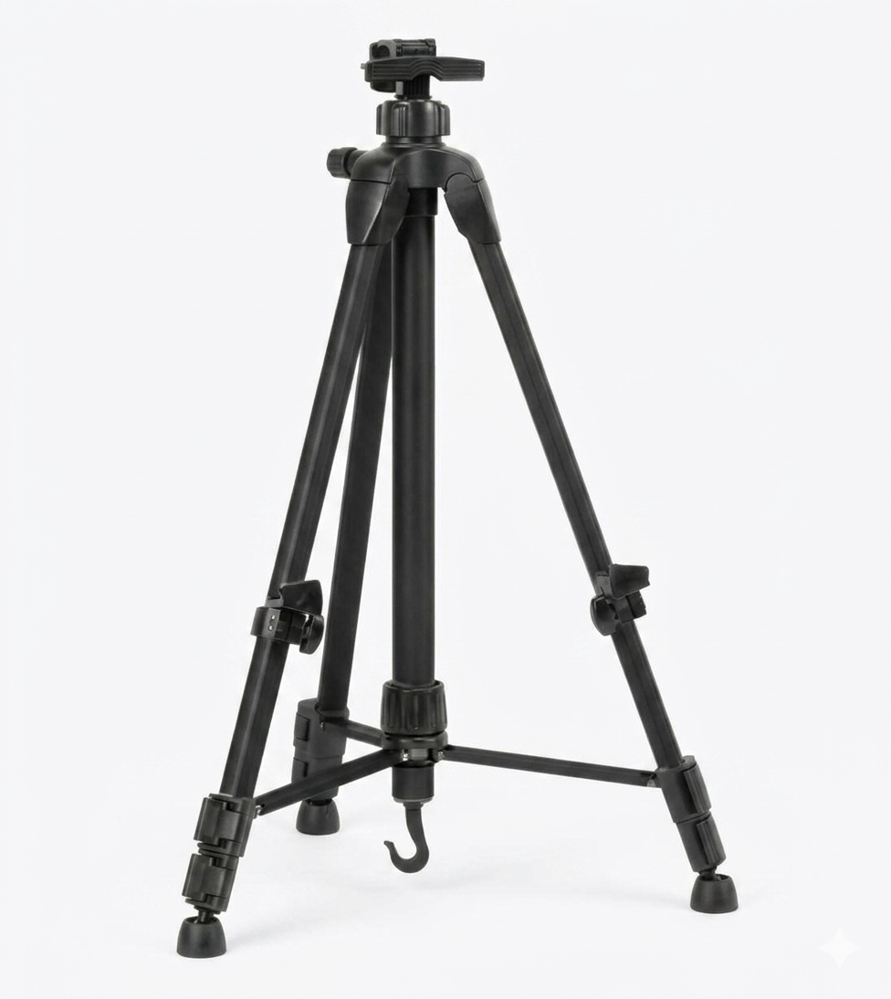 Qatalitic Portable & Folding Art Easel Heavy, Durable, Metal Display Easel Stand with Adjustable Height in a Nylon Carry case for Painting, Professional Artists, Display & Advertisement Purposes