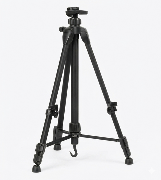Qatalitic Portable & Folding Art Easel Heavy, Durable, Metal Display Easel Stand with Adjustable Height in a Nylon Carry case for Painting, Professional Artists, Display & Advertisement Purposes