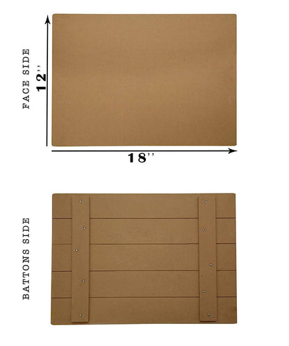 Qatalitic Drawing Board MDF (12 x 18 inches) Quarter A3 Size – for Kids, Artists, Architect, Engineering Drawing Students